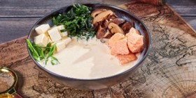 Суп мисо японский сливочный - Фото