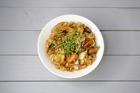 Рис по-тайски с мидиями - Фото