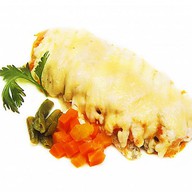Кета запеченная с овощами Фото