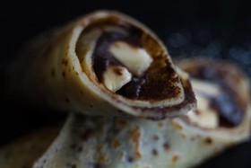 Блины шоколадно-банановые - Фото