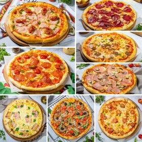 8 пицц 25 см - Фото