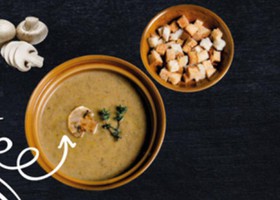 Крем-суп с грибами - Фото