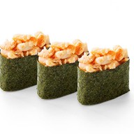 Набор острых суши с креветкой Фото