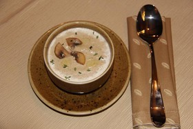 Грибной крем-суп с говядиной - Фото