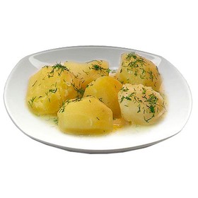 Картофель отварной со сливочным маслом - Фото