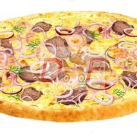 Пицца с говядиной Фото