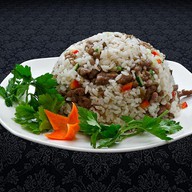 Жареный рис с говядиной Фото