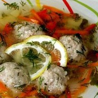 Суп с рыбными фрикадельками Фото