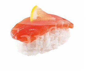 Суси с копченым лососем - Фото