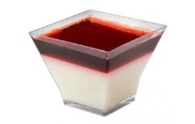 Панна-котта с малиной - Фото