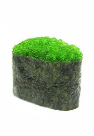 Гункан Тобико (зеленый) - Фото