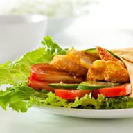 Сендвич-ролл с курицей Фото