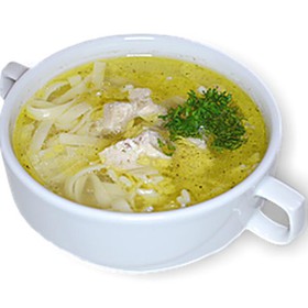 Суп куриный с лапшой - Фото