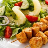 Шашлык из куриного филе Фото