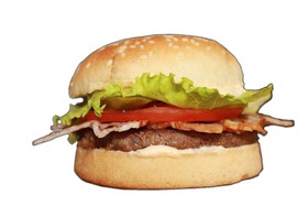 Гамбургер бекон - Фото