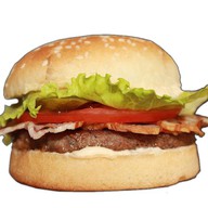 Гамбургер бекон Фото