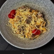 Паста с телячьей щечкой Фото