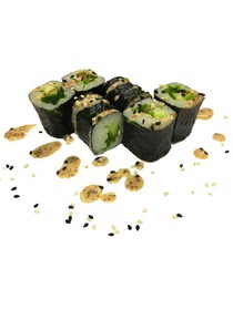 Мини ролл с чуккой и огурцом - Фото