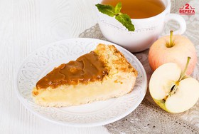 Пирожное карамельно-яблочное - Фото