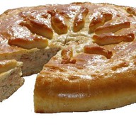 Пирог с горбушей из слоеного теста Фото