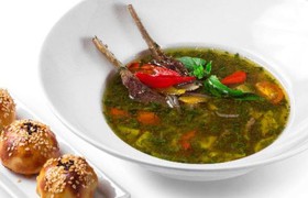 Острый суп с бараниной от шеф-повара - Фото