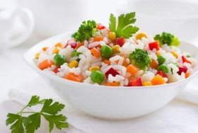 Рис по-гавайски с овощами - Фото