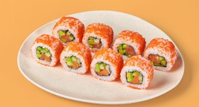 Калифорния с лососем - Фото