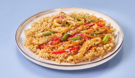 Рис с курицей и овощами - Фото