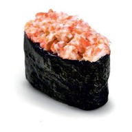 Спайси суши креветка Фото