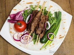 Люля-кебаб из говядины - Фото