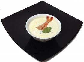Сырный суп с креветкой - Фото