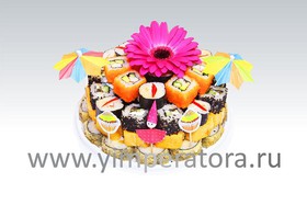 Суши-торт Радуга вкуса - Фото