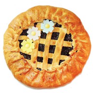 С вишней (слоеное) Фото