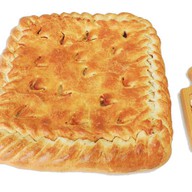 С горбушей и луком (слоеное) Фото