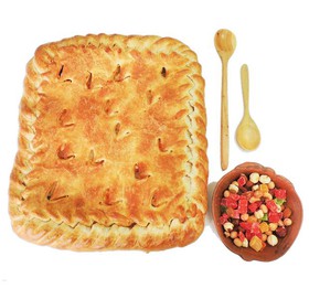 С капустой и яйцом (слоеное) - Фото