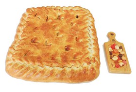 С картофелем и сыром (слоеное) - Фото