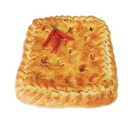 С курицей и грибами (слоеное) Фото