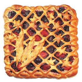 С лесными ягодами (сдобное) - Фото