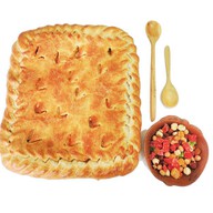 С семгой (слоеное) Фото