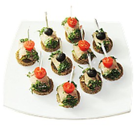 Канапе с говядиной - Фото