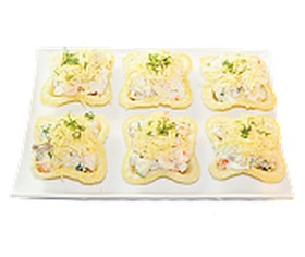 Тарталетки с мясным салатом - Фото