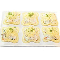 Тарталетки с мясным салатом Фото