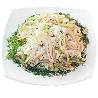 Салат Кальмаровый Фото