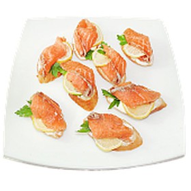 Брускеты с семгой - Фото