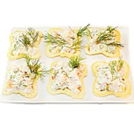 Тарталетки с салатом Оливье Фото