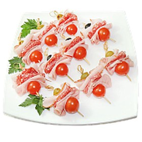 Канапе из колбас - Фото