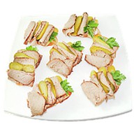 Брускеты с говядиной Фото