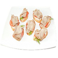 Брускеты с языком Фото