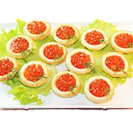 Тарталетки с икрой Фото