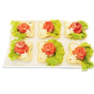 Тарталетки с семгой Фото